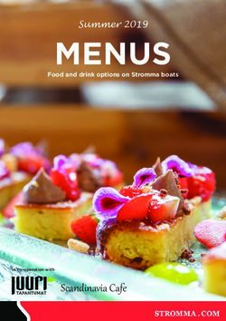 MENUS - Scandinavia Cafe - Summer 2019 - Stromma.com
