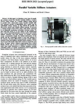 IEEE IROS 2021 (accepted paper) - Parallel Variable Stiffness Actuators - Vanderbilt University Labs