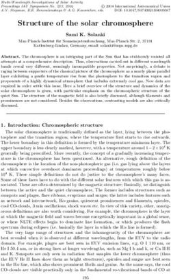 Structure of the solar chromosphere - Sami K. Solanki