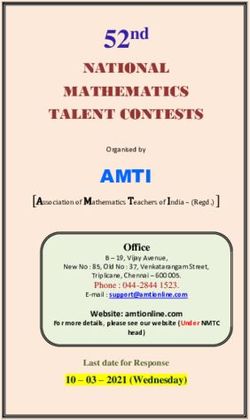 52nd NATIONAL MATHEMATICS TALENT CONTESTS - AMTI