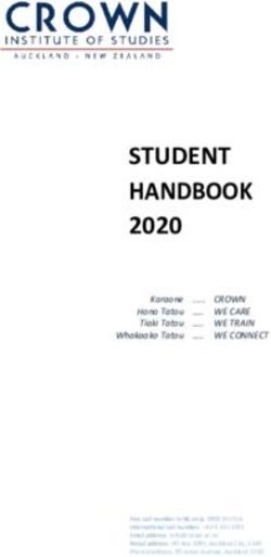 STUDENT HANDBOOK 2020 - Crown Institute of Studies