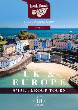 UK & SMALL GROUP TOURS - UP TO - Eurolynx Travel Limited