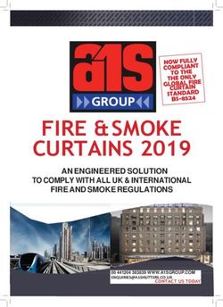 FIRE & SMOKE CURTAINS 2019 - AN ENGINEERED SOLUTION TO COMPLY WITH ALL UK & INTERNATIONAL FIRE AND SMOKE REGULATIONS - A1S Group