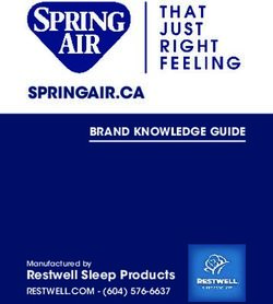 SPRINGAIR.CA BRAND KNOWLEDGE GUIDE - Restwell