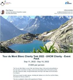 Tour du Mont Blanc Charity Trek 2022 - UHCW Charity - Event Pack