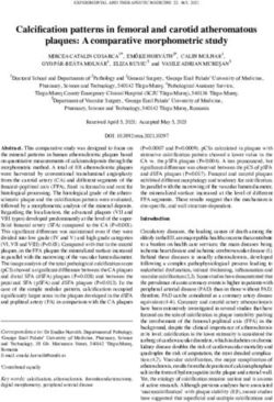 Calcification patterns in femoral and carotid atheromatous plaques: A comparative morphometric study