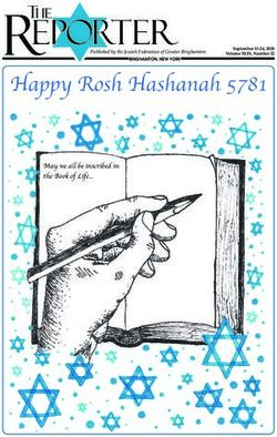 Happy Rosh Hashanah 5781 - May we all be inscribed in the Book of Life - Published by the Jewish Federation of Greater Binghamton