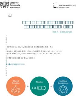 Community Investment: Focusing on the System - Center for Community Investment