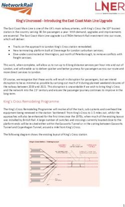King's Uncrossed - Introducing the East Coast Main Line Upgrade - Alistair Burt