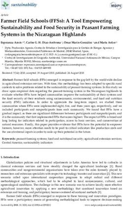 Farmer Field Schools (FFSs): A Tool Empowering Sustainability and Food Security in Peasant Farming Systems in the Nicaraguan Highlands - MDPI