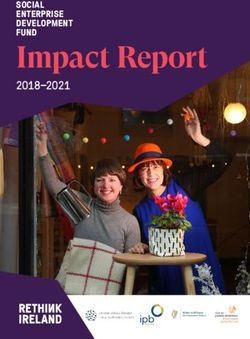 Impact Report 2018-2021 - SOCIAL ENTERPRISE DEVELOPMENT FUND - Rethink Ireland