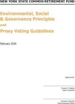 Environmental, Social & Governance Principles - and NEW YORK STATE COMMON RETIREMENT FUND