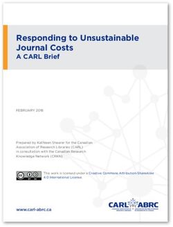 Responding to Unsustainable Journal Costs - Canadian Association ...