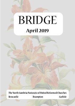 BRIDGE April 2019 - The North Cumbria Pastorate of United Reformed Churches Bewcastle Brampton Carlisle - St George's, Home Page
