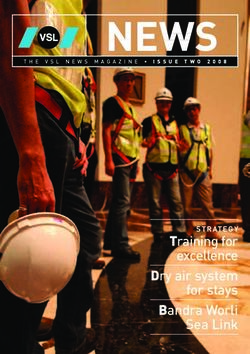 NEWS - Training for excellence Dry air system for stays Bandra Worli Sea Link STRATEGY