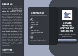 D'Amato Plumbing, Heating, and Cooling INC.