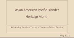 Asian American Pacific Islander Heritage Month - May 2021
