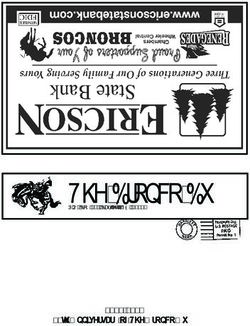 The Bronco Buzz 2018-2019 20th Anniversary of The Bronco Buzz - P.O. Box 68 Bartlett, NE 68622 - Wheeler Central Public Schools
