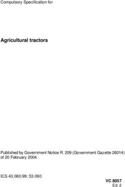 Agricultural tractors - Compulsory Specification for - VC 8057