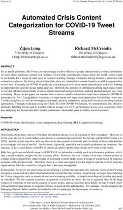 Automated Crisis Content Categorization for COVID-19 Tweet Streams
