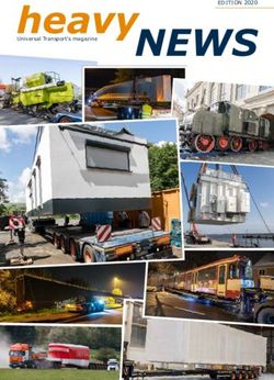 Heavy NEWS EDITION 2020 - Universal Transport's magazine