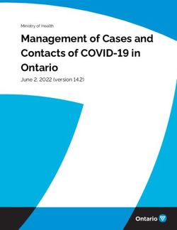 Management of Cases and Contacts of COVID-19 in Ontario - June 2, 2022 (version 14.2)