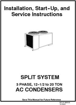 SPLIT SYSTEM 3 PHASE, 12-1/2 to 20 TON - Installation, Start-Up, and Service Instructions