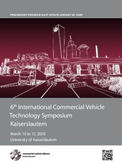 6th International Commercial Vehicle Technology Symposium Kaiserslautern - March 10 to 12, 2020 University of Kaiserslautern - CVT-Symposium.de