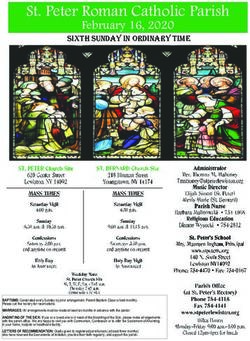 St. Peter Roman Catholic Parish - February 16, 2020 - Parishes Online