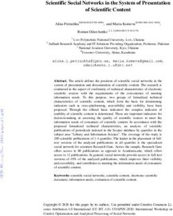 Scientific Social Networks in the System of Presentation of Scientific Content