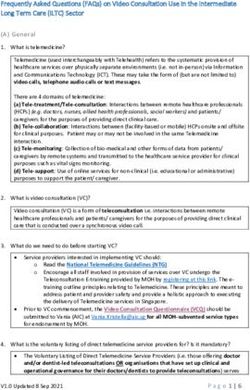 Frequently Asked Questions (FAQs) on Video Consultation Use in the Intermediate Long Term Care (ILTC) Sector - Agency for Integrated Care