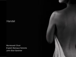 SEMELE Handel Monteverdi Choir English Baroque Soloists John Eliot Gardiner