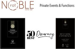 Private Events & Functions - Noble Rot