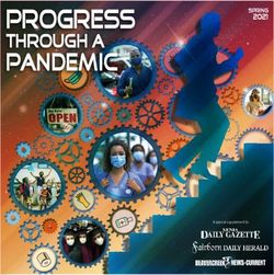 Progress pandemic through a 2021