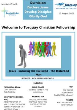 Welcome to Torquay Christian Fellowship - Jesus - Including the Excluded - The Disturbed Man - Declare Jesus Develop Disciples Glorify God