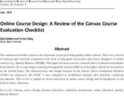 Online Course Design: A Review of the Canvas Course Evaluation Checklist - irrodl