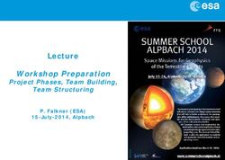 Lecture Workshop Preparation - Project Phases, Team Building, Team Structuring