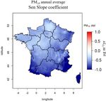 Historical reconstruction of background air pollution over France for 2000-2015