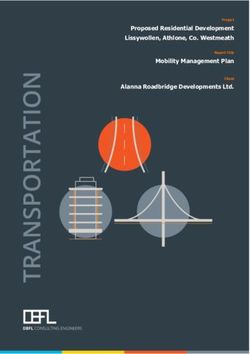 Proposed Residential Development Lissywollen, Athlone, Co. Westmeath Mobility Management Plan Alanna Roadbridge Developments Ltd.