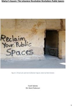 Martyr's Square: The Lebanese Revolution Revitalizes Public Spaces - Farah Salame R6- Brent Patterson - Architecture