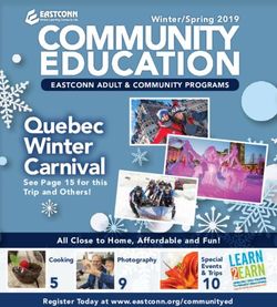 Quebec Winter Carnival - Winter/Spring 2019 - eastconn