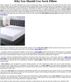 Why You Should Use Neck Pillow