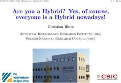 Are you a Hybrid? Yes, of course, everyone is a Hybrid nowadays! - FedCSIS