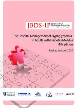 The Hospital Management of Hypoglycaemia in Adults with Diabetes Mellitus 4th edition - Revised January 2020