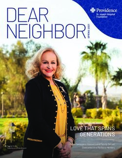 DEAR NEIGHBORS - LOVE THAT SPANS GENERATIONS - St. Joseph Hospital ...