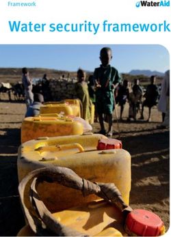 Water security framework - Framework