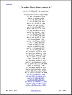 "Puerto Rico Electric Power Authority Act" - PR.GOV