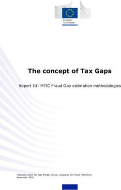 The concept of Tax Gaps - Report III: MTIC Fraud Gap estimation methodologies