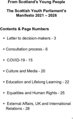 From Scotland's Young People The Scottish Youth Parliament's Manifesto 2021 2026