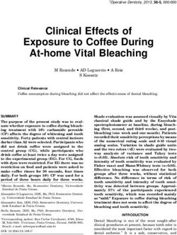 Clinical Effects of Exposure to Coffee During At-home Vital Bleaching - FGMUS